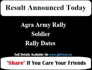 Agra Army Rally Soldier Rally Dates 