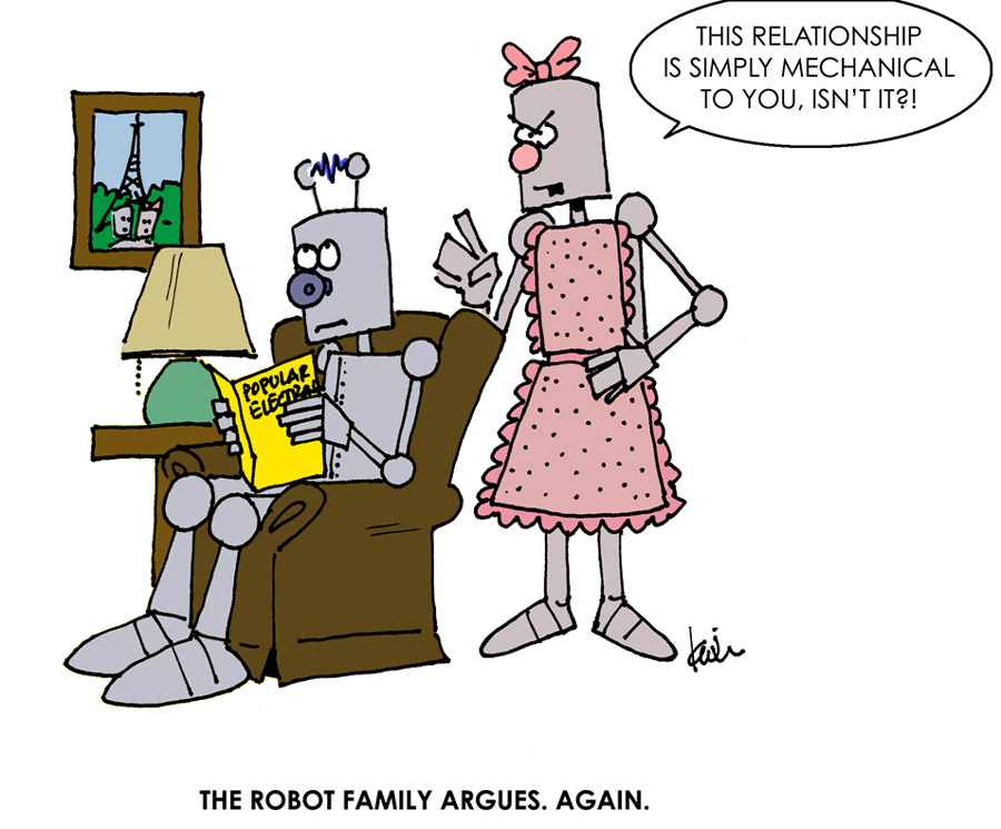  spending the week on technology I ought to throw in this robot cartoon