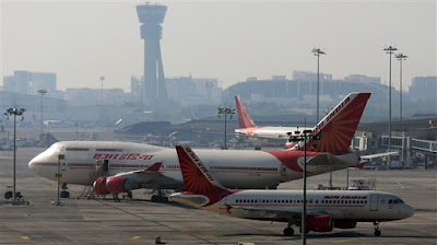 Fotografia de aviões da Air india