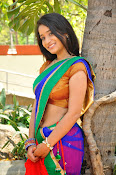 Santoshi sharma half saree pics-thumbnail-47