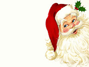 Christmas santa claus face (santa claus hd ipad wallpapers )