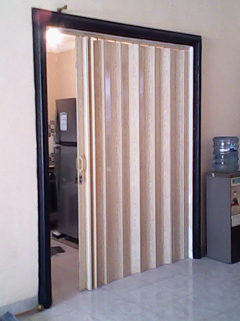  Pintu  lipat pvc  Penyekat ruangan Folding Door PVC 