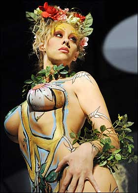 Of Body Painting Art