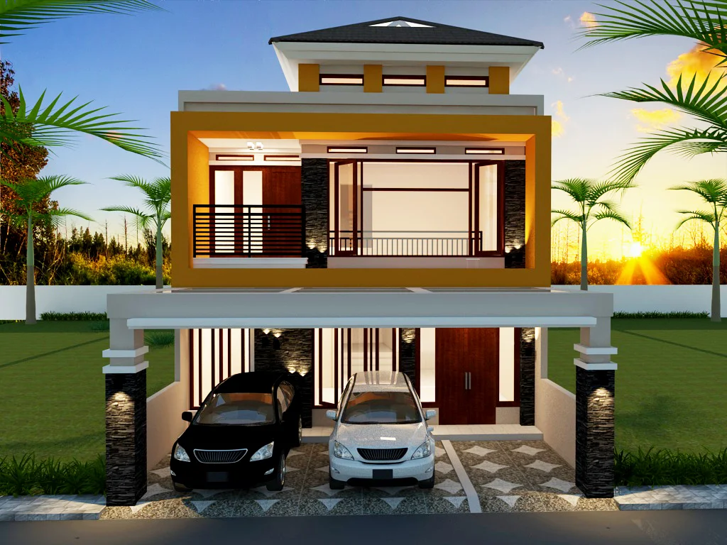 61 Desain Rumah Minimalis 2 Lantai Dan Harganya