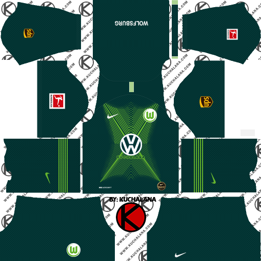 Vfl Wolfsburg Kits 20192020 Dream League Soccer Kits