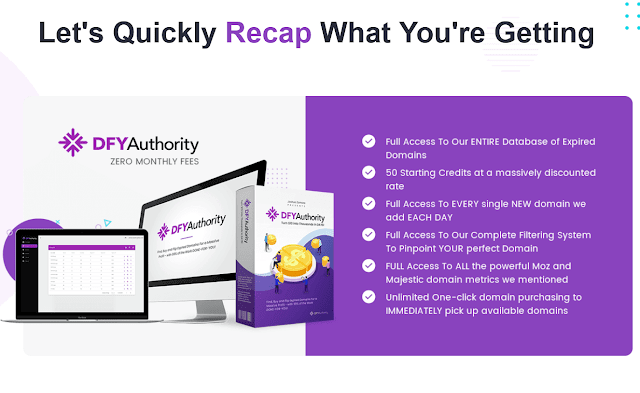 DFY Authority Review & DFY Authority Bonuses: Help High-Value Expired Domain Search to Buy and Sell