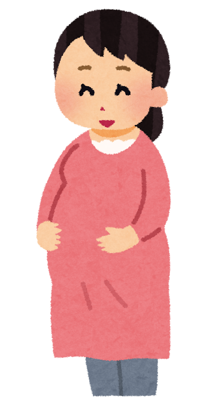 妊婦のお腹が大きくなる段階のイラスト かわいいフリー素材集 いらすとや