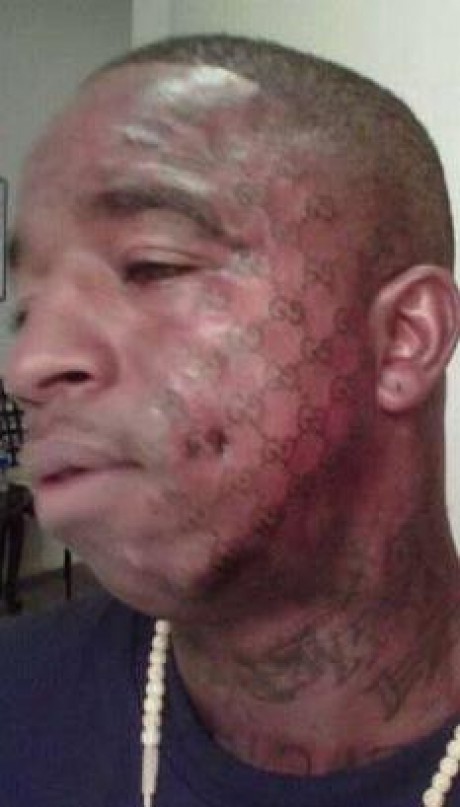 tattoos gone bad. GUCCI TATTOO GONE WRONG.