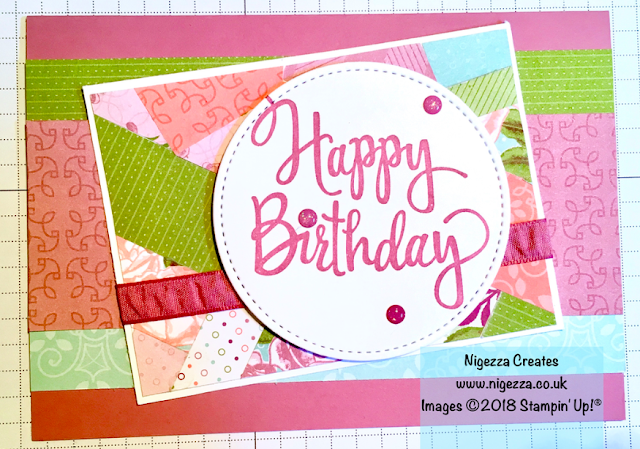 Scraps Challenge Project using Stampin' Up!® Products for #stampinforall 