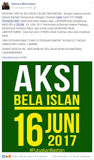 #AksiBelaIslan