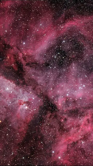 Wallpaper Pleiades, Pink, Nebula, Stars, ,Space
