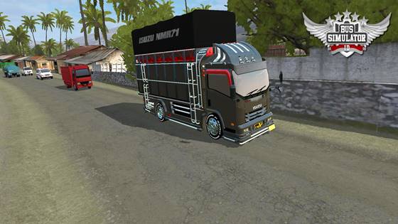 mod truk isuzu hsd terpal