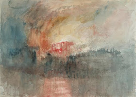 Turner. The Burning of the Houses of Parliament, 1834