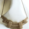 COLLAR  DE TRES PIEZAS  / HANDWOVEN WIREWORK METALJEWELRY
