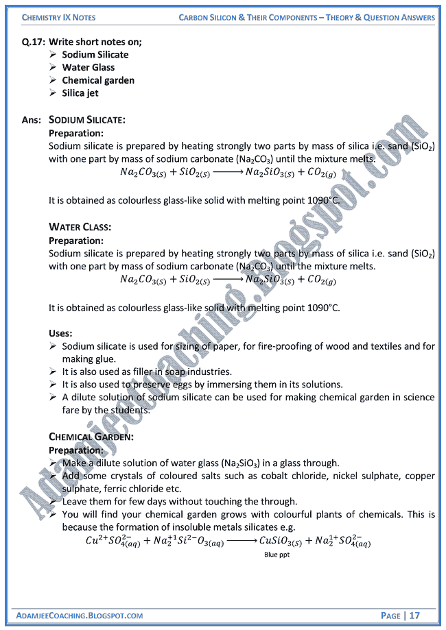 carbon-silicon-and-their-components-theory-notes-and-question-answers-chemistry-ix