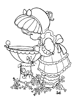 Precious Moments for Love Coloring Pages