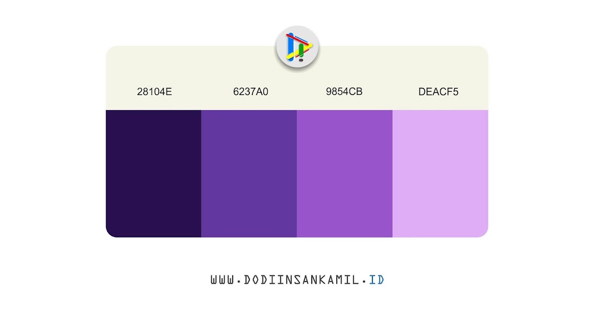  Gradasi Warna Ungu  Gradasi  Warna  untuk Desain Dodi 