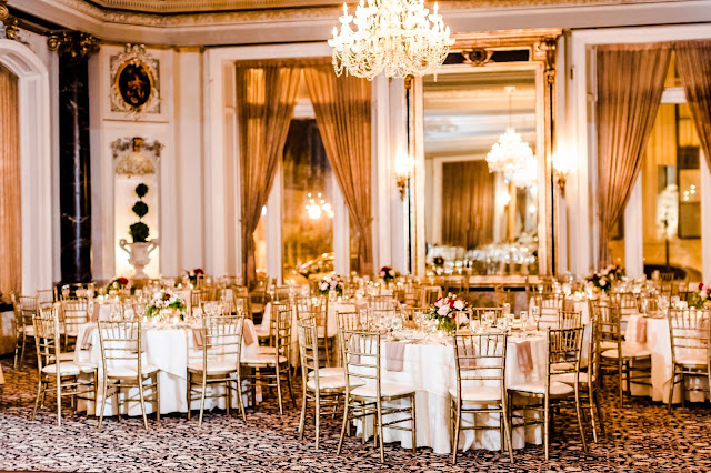 A classic formal winter wedding at the Hotel Monaco and The Belvedere in Baltimore, Maryland Photographed by Heather Ryan Photography