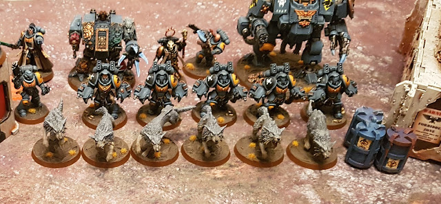 Space Wolves vs Thousand Sons - 2000pts - Maelstrom mission from Warhammer 40,000