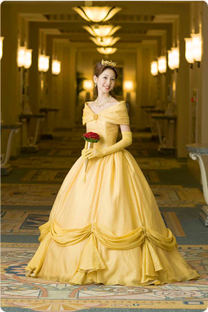 disney belle wedding dress