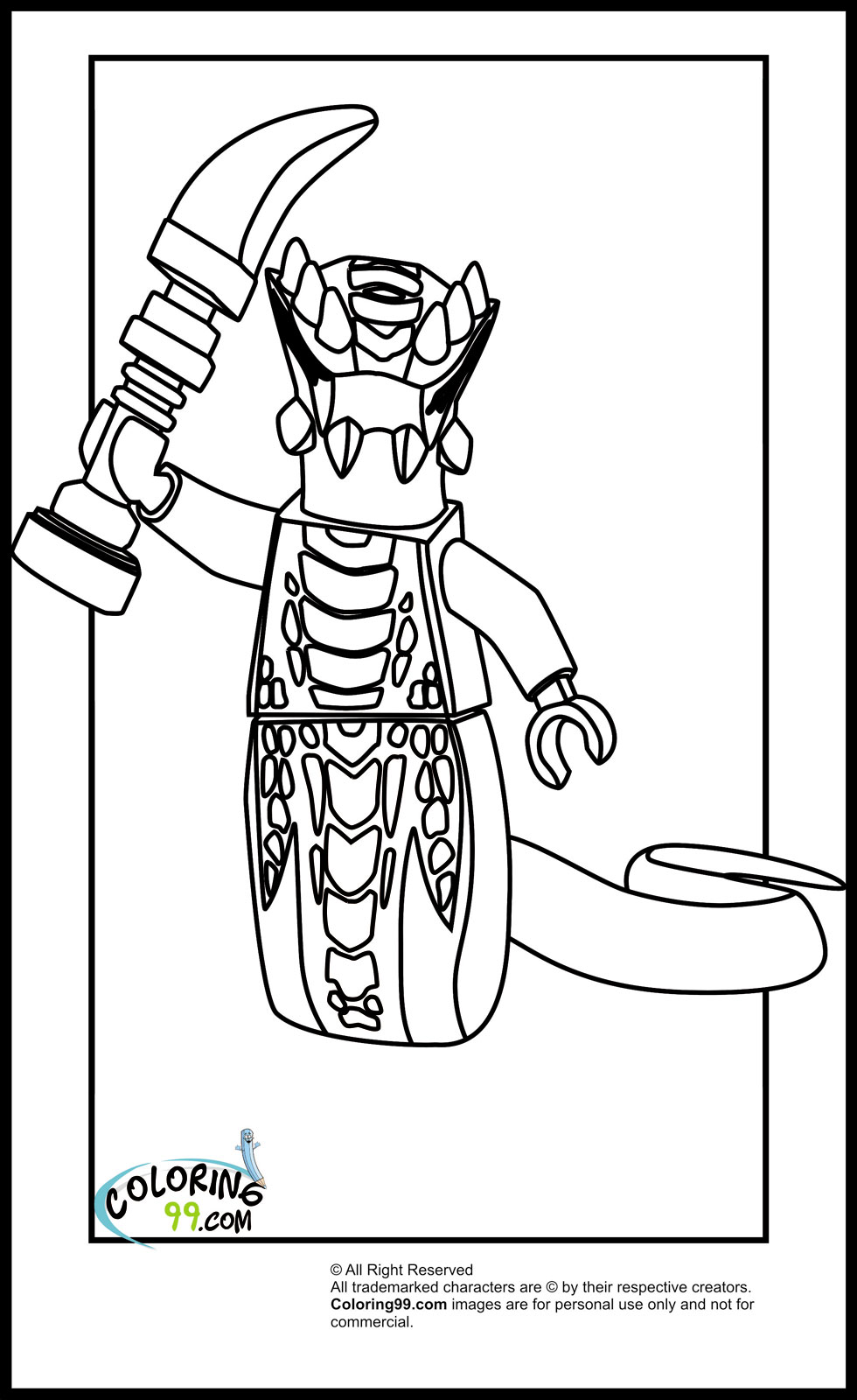 LEGO Ninjago Venomari Coloring Pages | Minister Coloring