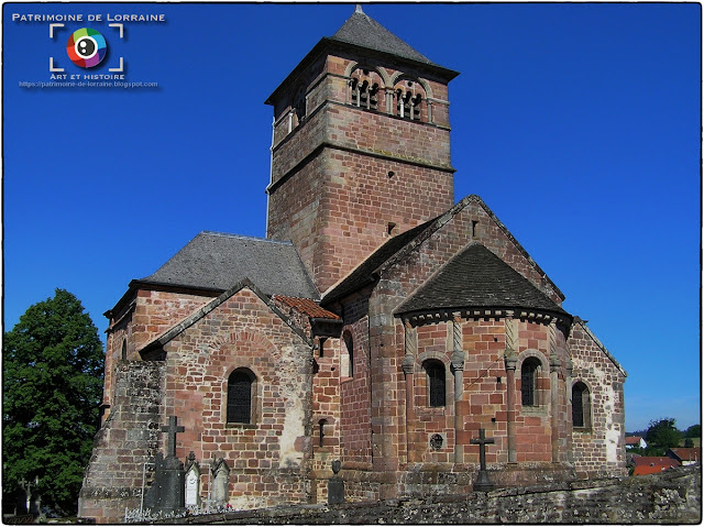 CHAMP-LE-DUC (88) - Eglise romane Notre-Dame (Extérieur)