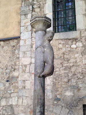 Cul de la Lleona. Girona. Llegendes. Barri Vell. Monuments.