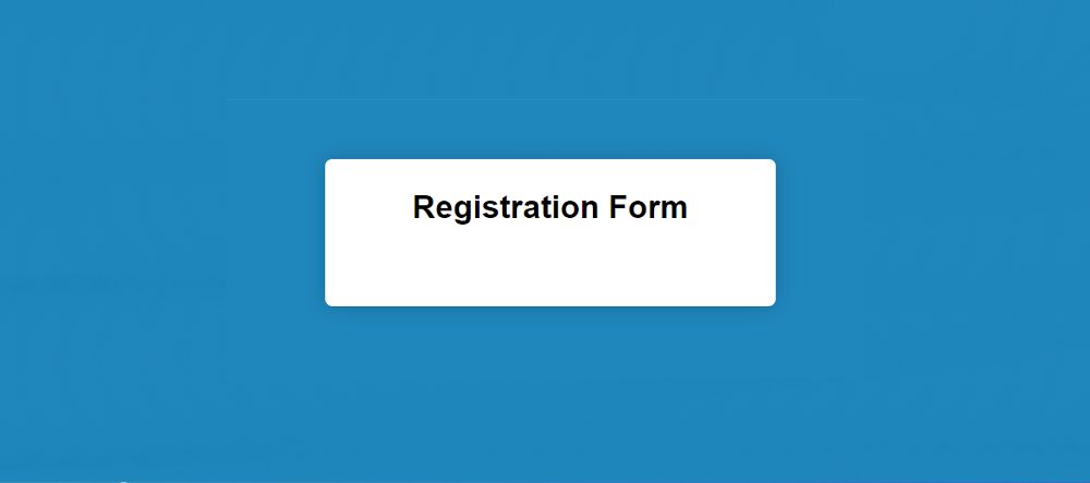 Registration Form with JavaScript Validation (Free Code)
