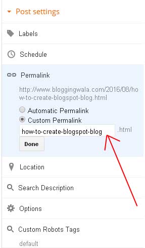 add-permalink-in-blogspot