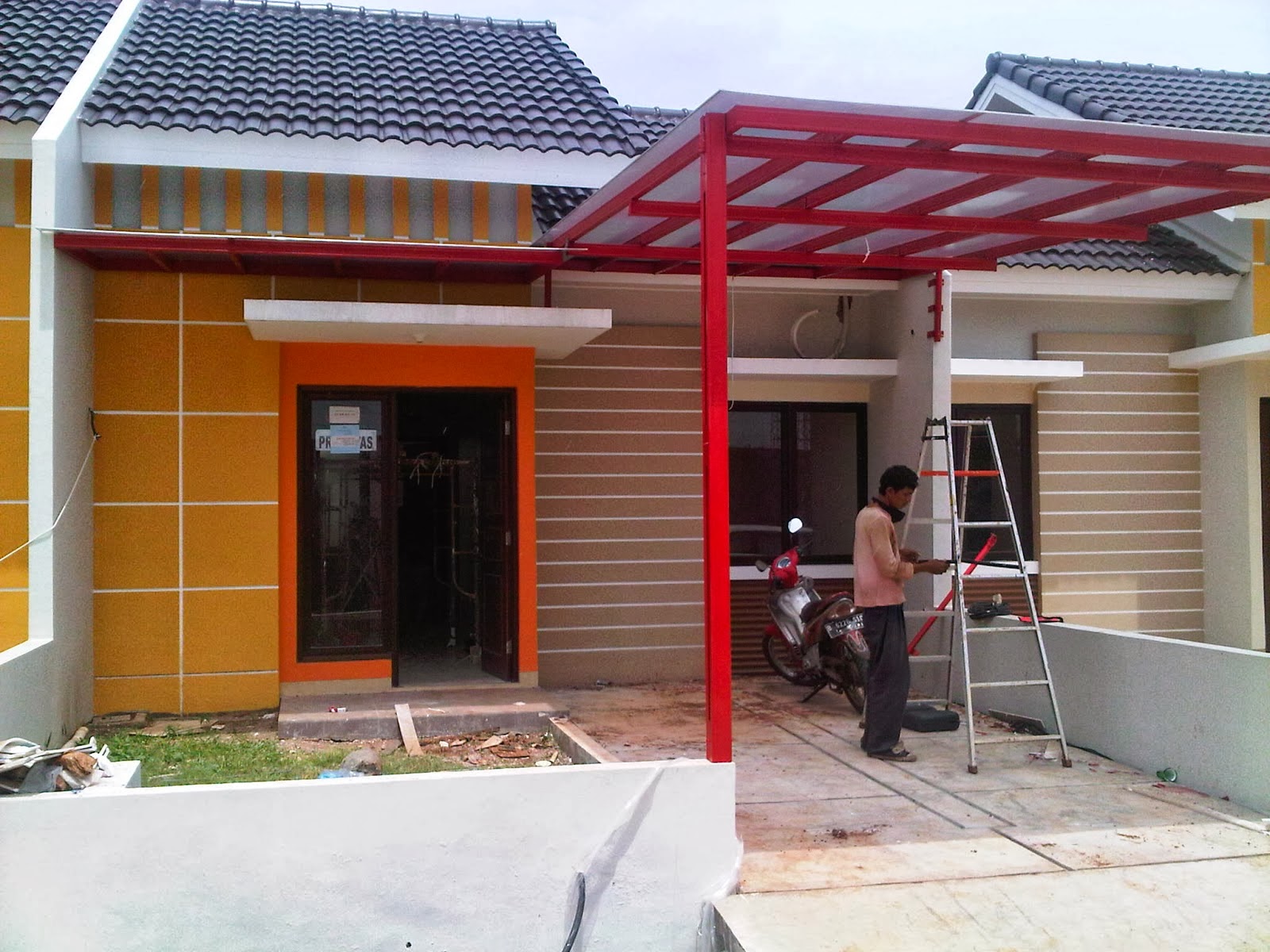 Canopy Baja Ringan Cikarang Gambar Model Canopy Baja Ringan