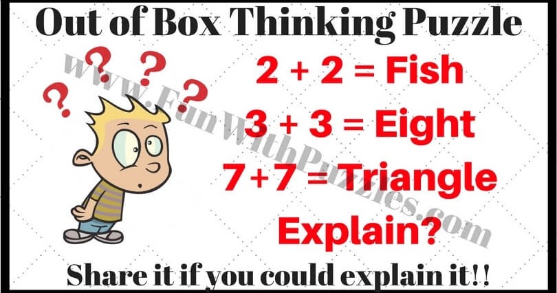 Out Of Box Thinking Riddles For Teens With Answers