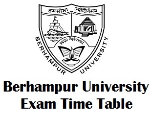 Berhampur University Timetable 2018