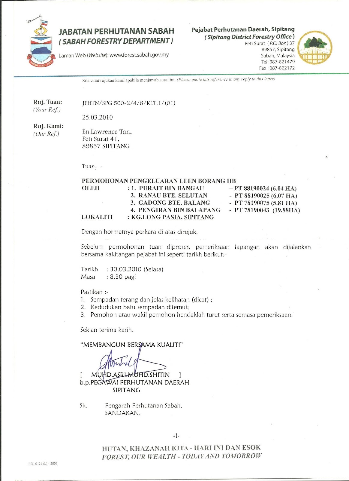 Contoh Surat Kuasa Wakil Jpj - Contoh O