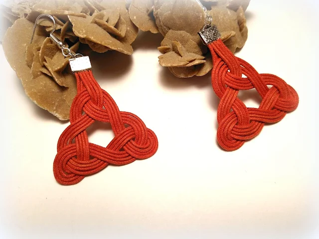 pendientes simbolo celta triangulo