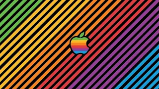 iPhone Colorful Apple Logo Wallpaper
