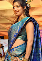 Cute, Lakshmi, Rai, In, A, Silk, Saree