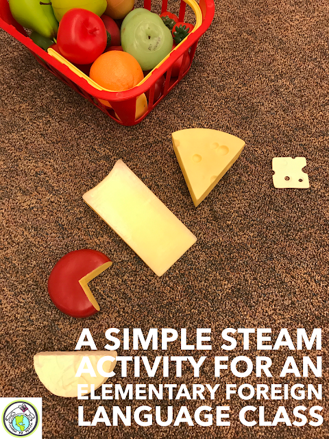 Simple STEAM STEM Activity for Elementary Spanish Class