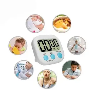 Clock Alarm Digital Kitchen Timer Cooking LCD Large Count Down Clear Loud Alarm Egg Preparing Food, Sports, Resting, and Study Hown - store