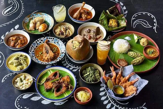 Bengali food platter