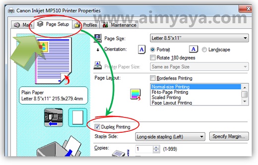 Printer tertentu sanggup melaksanakan Duplex Printing alias mempunyai kemampuan untuk mencetak h Cara Print Bolak Balik(Duplex Printing) di Ms Word 2010