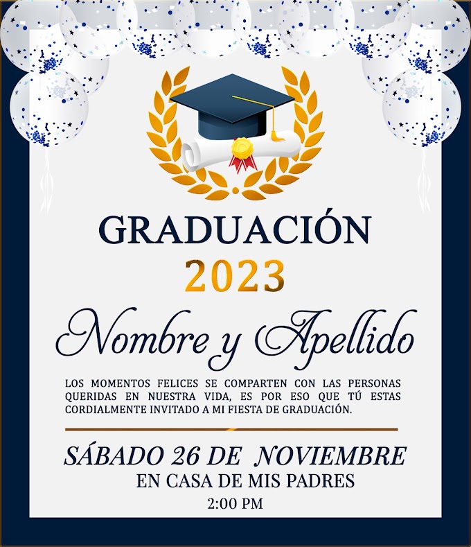 Invitación de Graduación