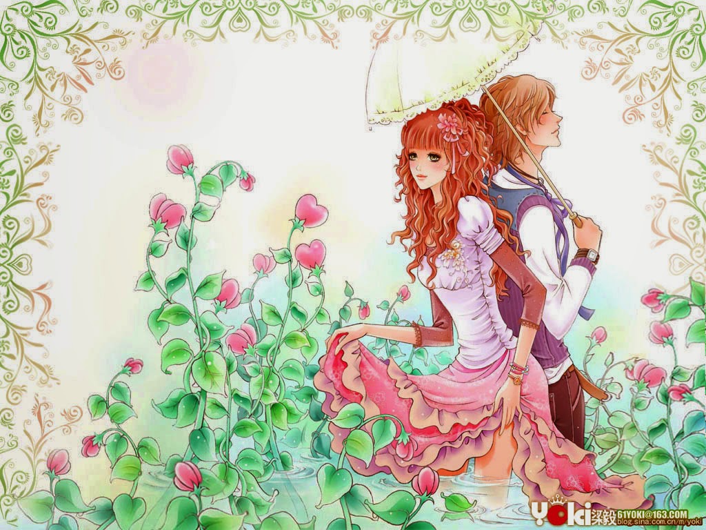 Kumpulan Gambar Wallpaper Terlengkap Gambar Kartun Romantis