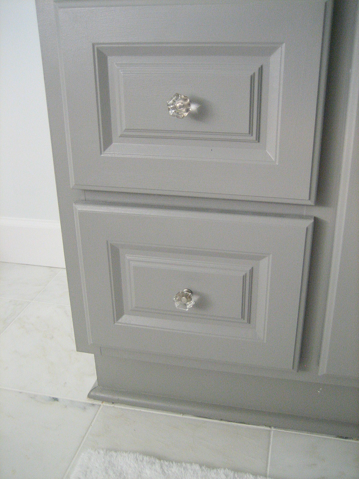 Ten June DIY Custom Painted Grey Builder Standard Bathroom Vanity