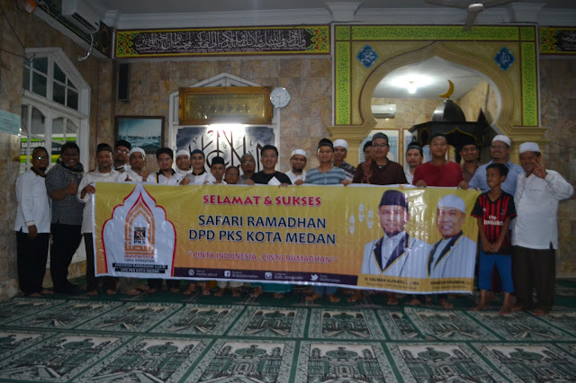 DPD PKS Kota Medan Safari Ramadhan ke Mesjid Salsabila Medan Tuntungan