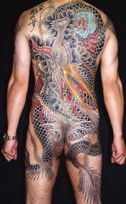 Japanese Full Back Tattoos Design