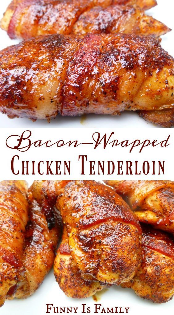 These Bacon-Wrapped Chicken Tenders are as moist and delicious as they look!