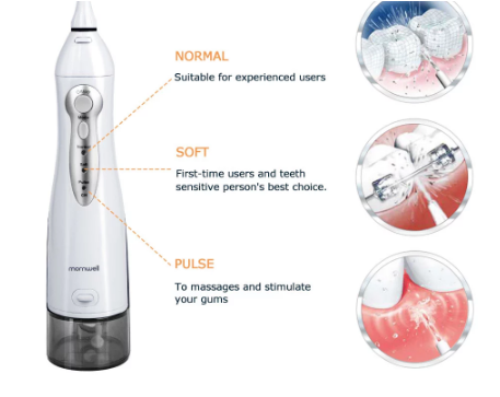 Top Rated 5 water flosser;-Oral Irrigator USB Rechargeable Water Flosser Portable Dental Water Jet 300ML ,