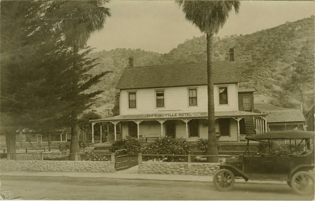 Springville, CA.   Around 1917