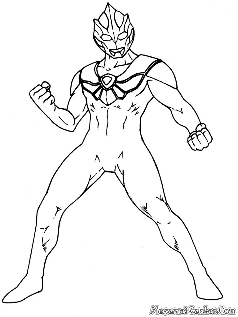 Mewarnai Gambar Ultraman