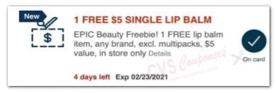 free lip balm cvs crt coupon 2021